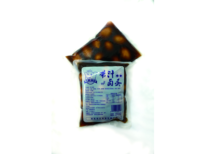 杭州早餐店用带汁卤蛋